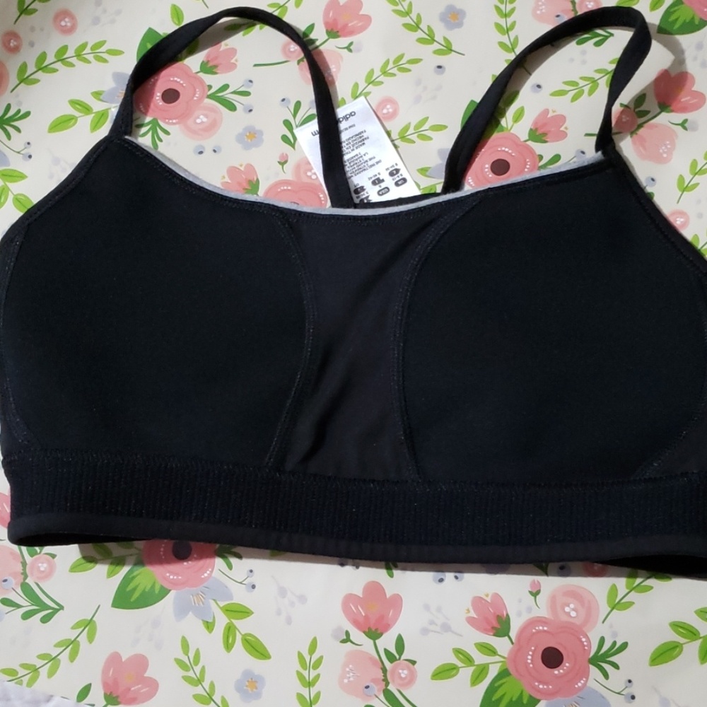 ADIDAS WOMEN'S BRA SPORTS COLOR BLACK SIZE SMALL - Picture 7 of 8